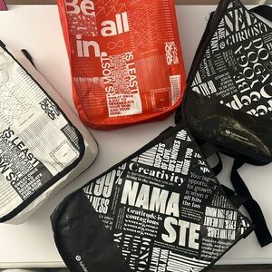 4 small Lululemon bags